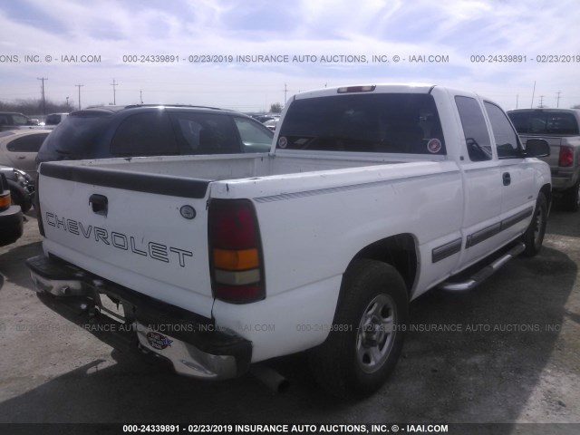 2GCEC19WXY1394519 - 2000 CHEVROLET SILVERADO C1500 WHITE photo 4