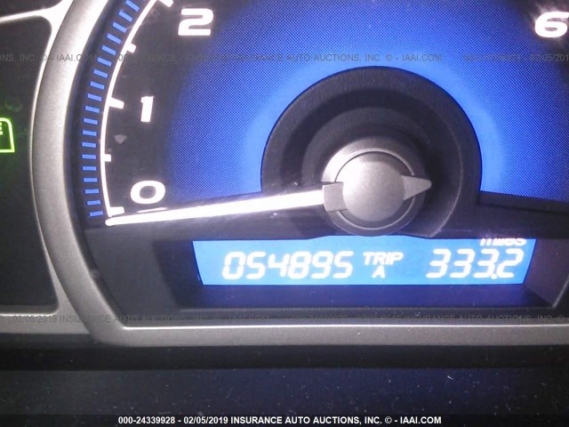 19XFA1F57BE005612 - 2011 HONDA CIVIC LX RED photo 7