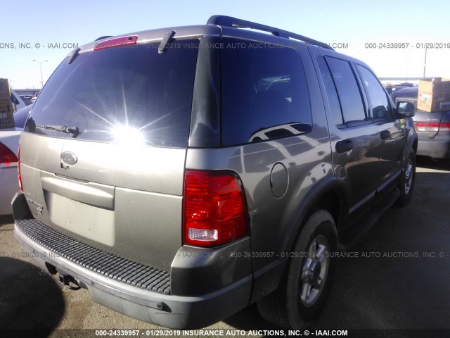 1FMZU63K23ZB24410 - 2003 FORD EXPLORER XLT/XLT SPORT/NBX Մոխրագույն լուսանկար 4