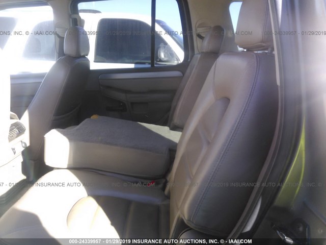 1FMZU63K23ZB24410 - 2003 FORD EXPLORER XLT/XLT SPORT/NBX Մոխրագույն լուսանկար 8