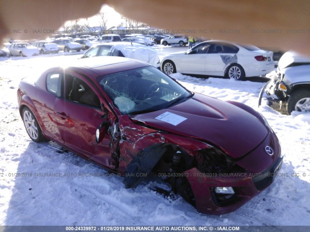 JM1FE174790402847 - 2009 MAZDA RX8 RED photo 1