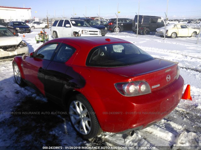 JM1FE174790402847 - 2009 MAZDA RX8 RED photo 3