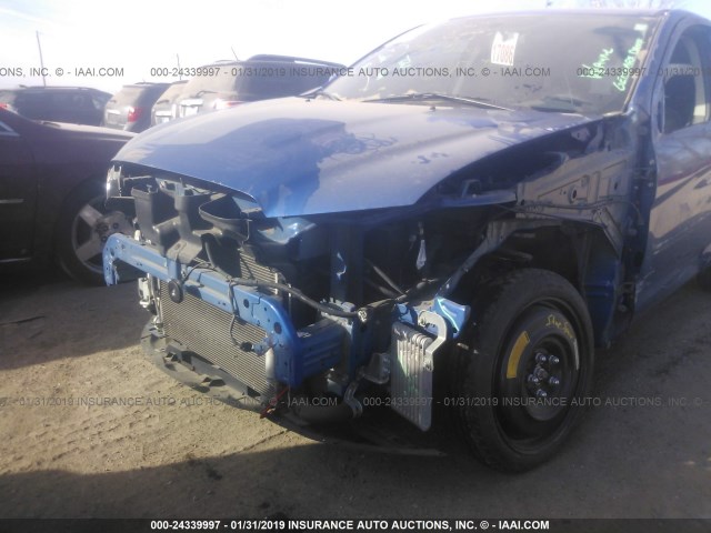 4A4AR3AW0FE040713 - 2015 MITSUBISHI OUTLANDER SPORT ES BLUE photo 6