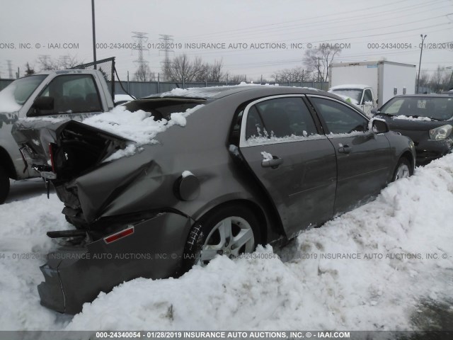 1G1ZB5E18BF233715 - 2011 CHEVROLET MALIBU LS BROWN photo 4