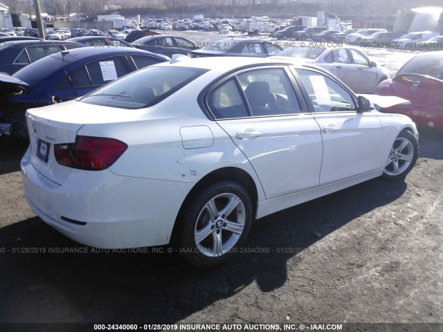 WBA3C3C5XDF981354 - 2013 BMW 320 I/XDRIVE WHITE photo 4