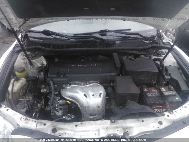 4T1BE46K67U583912 - 2007 TOYOTA CAMRY NEW GENERAT CE/LE/XLE/SE WHITE photo 10