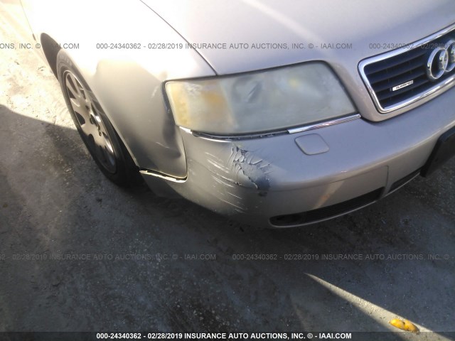 WAUEH24B1YN093550 - 2000 AUDI A6 2.8 QUATTRO GOLD photo 6