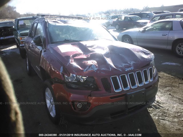 1C4NJDBB0GD780738 - 2016 JEEP COMPASS SPORT RED photo 6