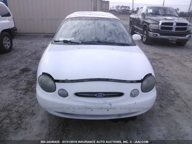 1FAFP53U2XA262839 - 1999 FORD TAURUS SE WHITE photo 6