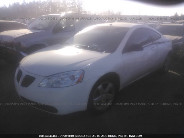 1G2ZH158564289239 - 2006 PONTIAC G6 GT WHITE photo 2