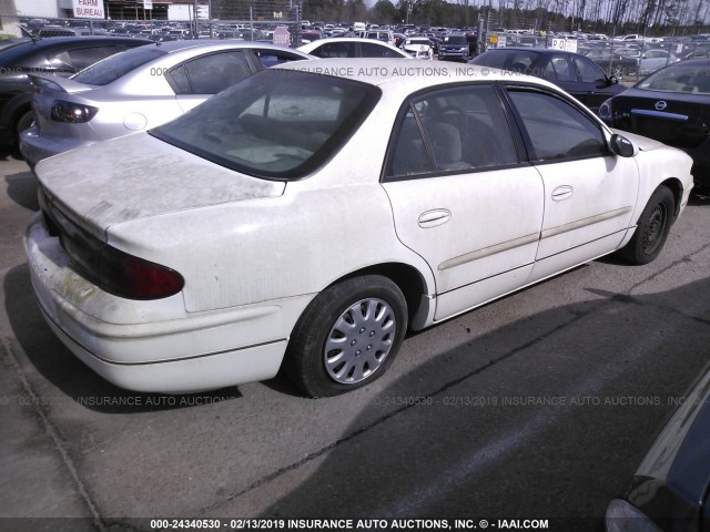 2G4WB52K231120340 - 2003 BUICK REGAL LS WHITE photo 4