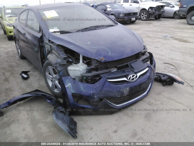 5NPDH4AE9DH269974 - 2013 HYUNDAI ELANTRA GLS/LIMITED PURPLE photo 6