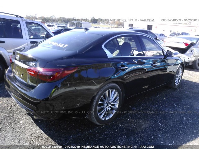 JN1EV7AP8KM511689 - 2019 INFINITI Q50 LUXE/SPORT BLACK photo 4