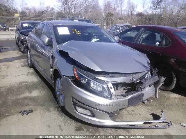 5XXGM4A75FG400276 - 2015 KIA OPTIMA LX GRAY photo 1