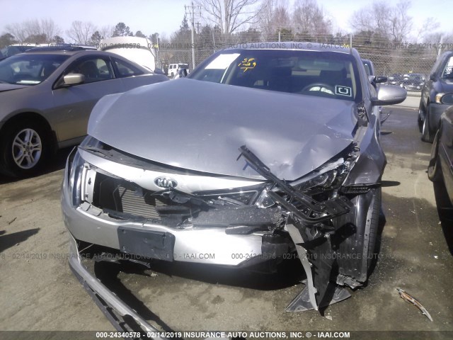 5XXGM4A75FG400276 - 2015 KIA OPTIMA LX GRAY photo 6