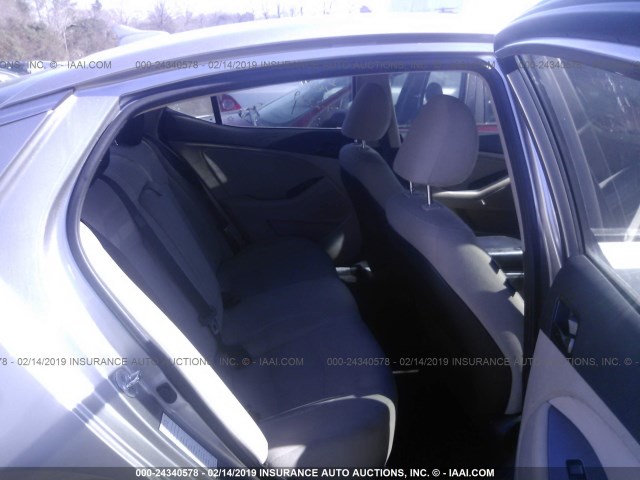 5XXGM4A75FG400276 - 2015 KIA OPTIMA LX GRAY photo 8