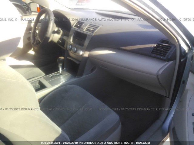 4T1BE46K18U751327 - 2008 TOYOTA CAMRY CE/LE/XLE/SE GREEN photo 5