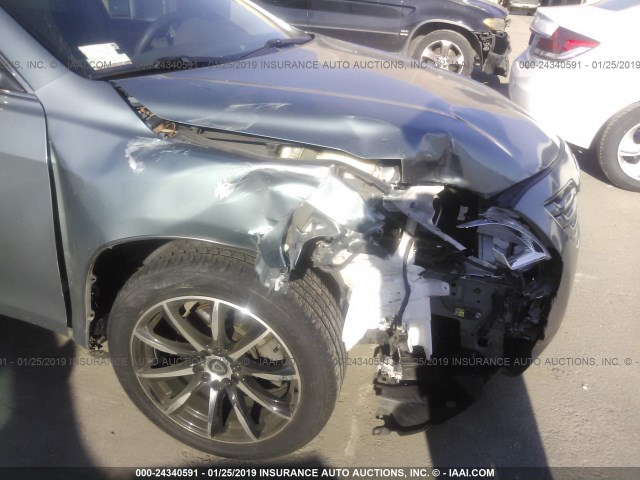 4T1BE46K18U751327 - 2008 TOYOTA CAMRY CE/LE/XLE/SE GREEN photo 6