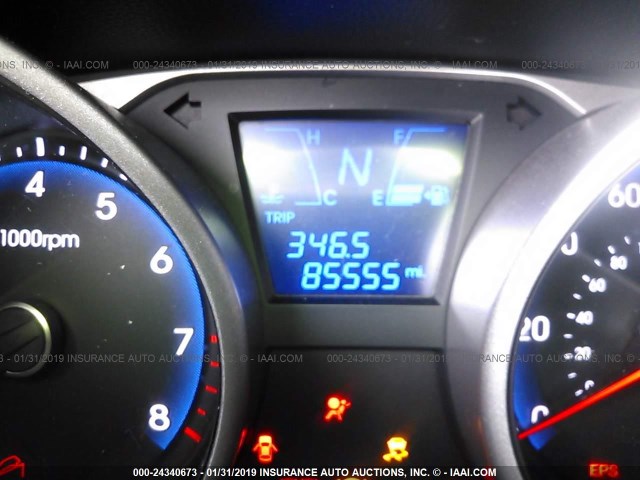 KM8JU3AC8DU601850 - 2013 HYUNDAI TUCSON GLS/LIMITED ვერცხლისფერი ფოტო 7