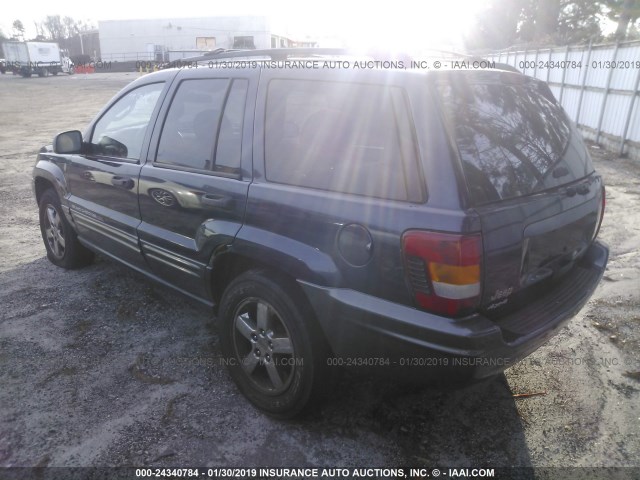 1J4GW48S24C420335 - 2004 JEEP GRAND CHEROKEE LAREDO/COLUMBIA/FREEDOM 深蓝色 照片 3