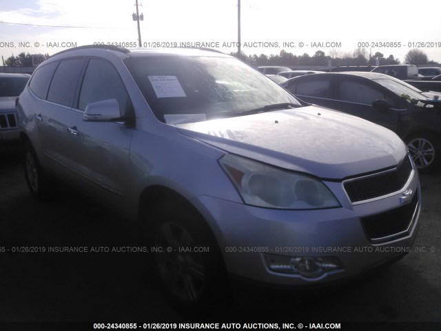 1GNER23D49S105929 - 2009 CHEVROLET TRAVERSE LT SILVER photo 1