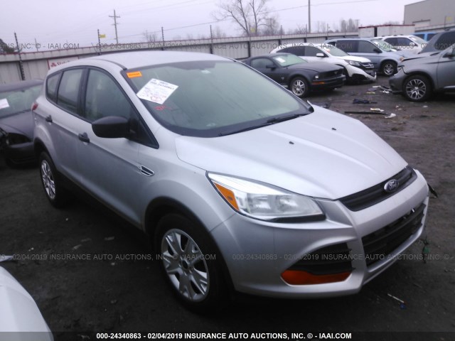 1FMCU0F74EUA61921 - 2014 FORD ESCAPE S SILVER photo 1