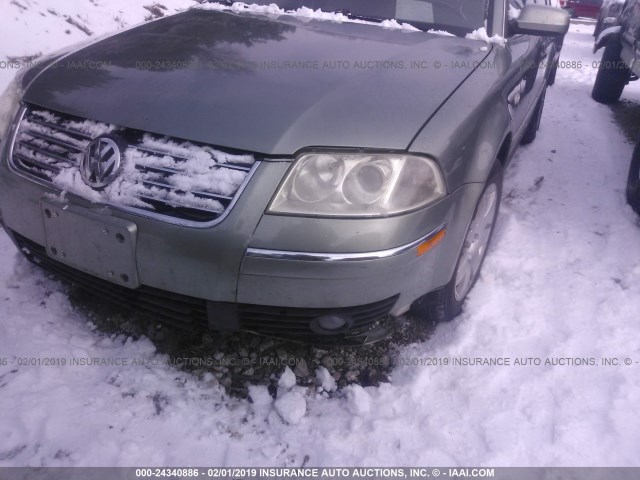 WVWWH63B03E178226 - 2003 VOLKSWAGEN PASSAT GLX 绿色 照片 6