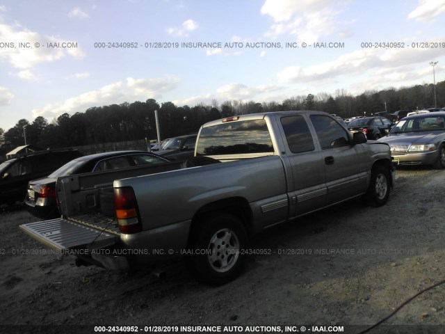 2GCEC19T6Y1197241 - 2000 CHEVROLET SILVERADO C1500 GRAY photo 4