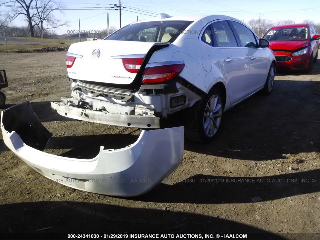 1G4PS5SK3G4115484 - 2016 BUICK VERANO WHITE photo 4