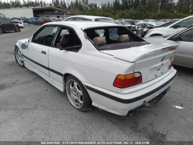 WBSBG9334XEY82326 - 1999 BMW M3 WHITE photo 3