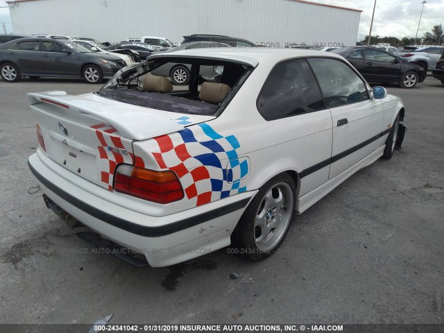 WBSBG9334XEY82326 - 1999 BMW M3 WHITE photo 4