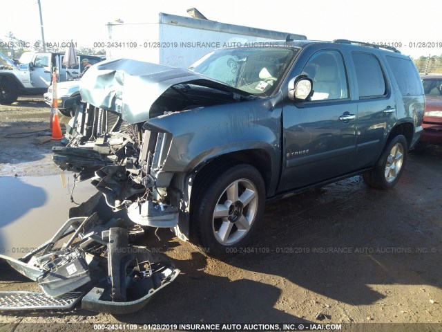 1GNFC13038R138455 - 2008 CHEVROLET TAHOE C1500 Light Blue photo 2