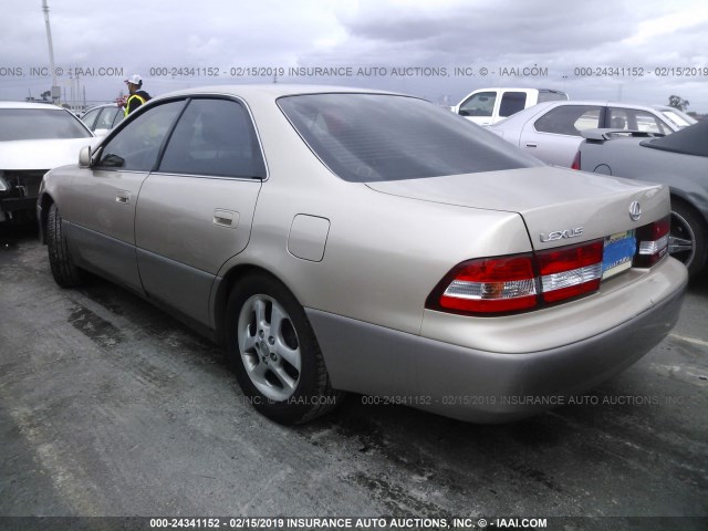 JT8BF28G415108578 - 2001 LEXUS ES 300 TAN photo 3