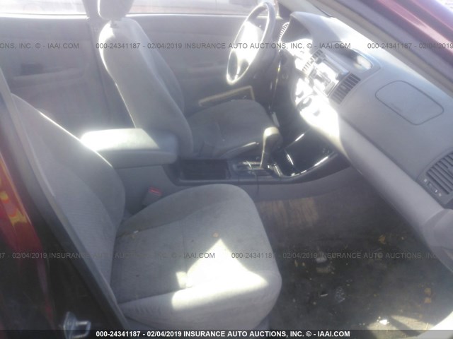 JTDBE32K730146930 - 2003 TOYOTA CAMRY LE/XLE Қызыл фото 5