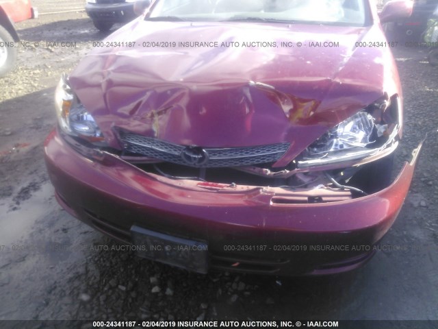 JTDBE32K730146930 - 2003 TOYOTA CAMRY LE/XLE Қызыл фото 6