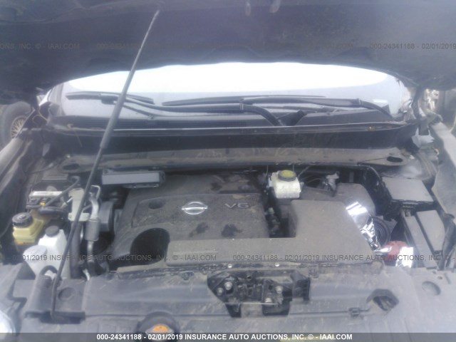 5N1AR2MM2GC604589 - 2016 NISSAN PATHFINDER S/SV/SL/PLATINUM Dark Blue photo 10