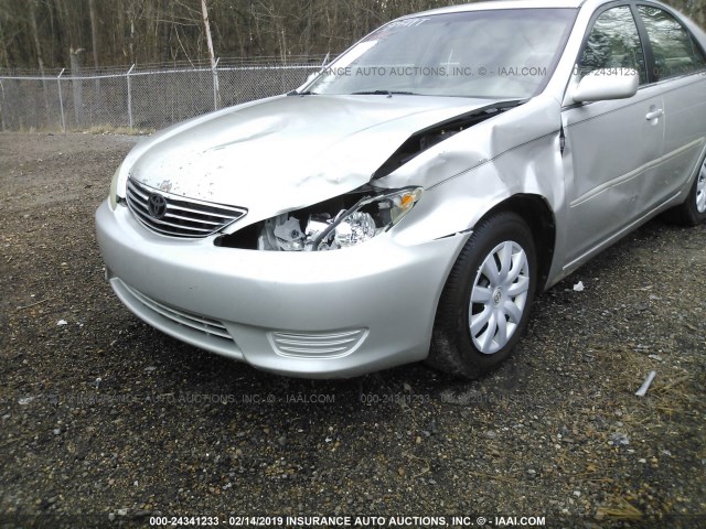 4T1BE32K25U435267 - 2005 TOYOTA CAMRY LE/XLE/SE SILVER photo 6