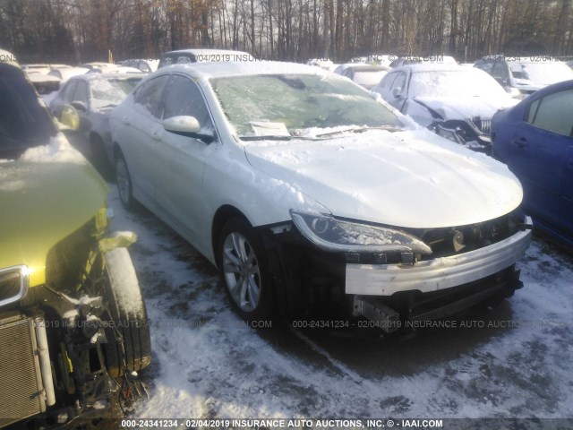 1C3CCCAG1GN184948 - 2016 CHRYSLER 200 LIMITED WHITE photo 1