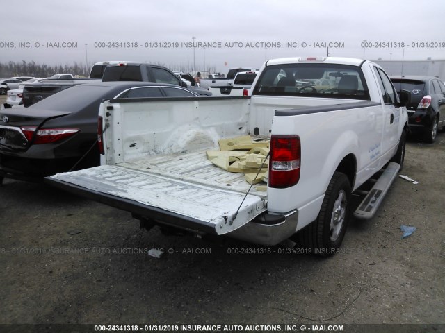 1FTRF12W77KC66837 - 2007 FORD F150 WHITE photo 4