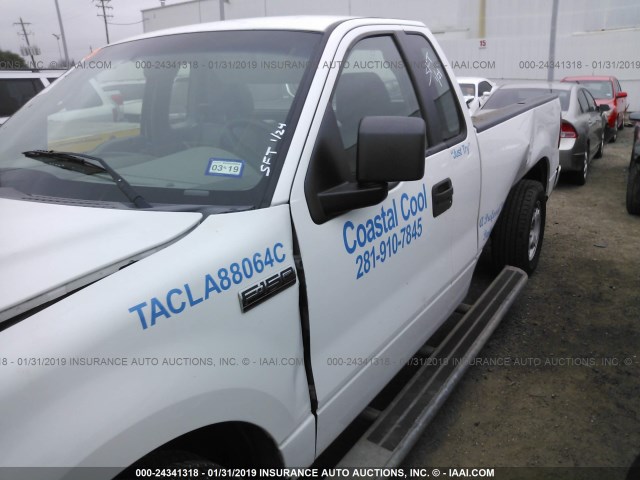 1FTRF12W77KC66837 - 2007 FORD F150 WHITE photo 6