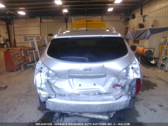 JN8AS5MV0DW118736 - 2013 NISSAN ROGUE S/SV SILVER photo 6