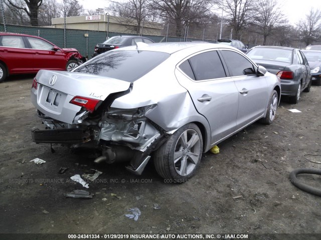 19VDE1F52DE007940 - 2013 ACURA ILX 20 PREMIUM SILVER photo 4