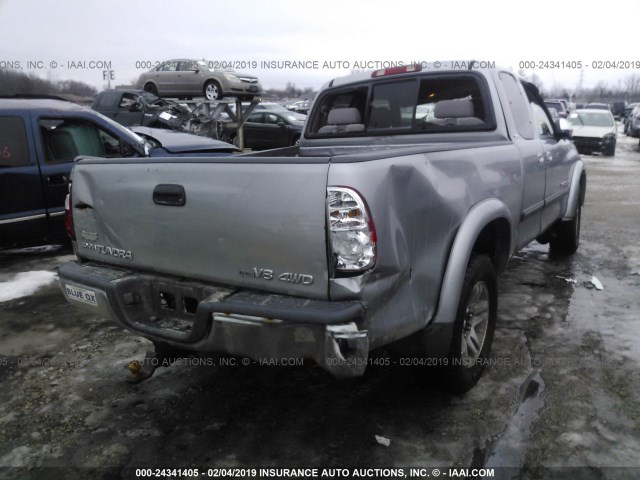 5TBBT44145S467655 - 2005 TOYOTA TUNDRA GRAY photo 4