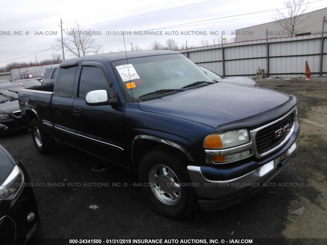 2GTEK19T3Y1392779 - 2000 GMC NEW SIERRA K1500 Dark Blue photo 1