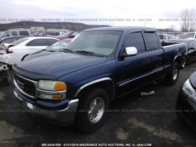 2GTEK19T3Y1392779 - 2000 GMC NEW SIERRA K1500 Dark Blue photo 2