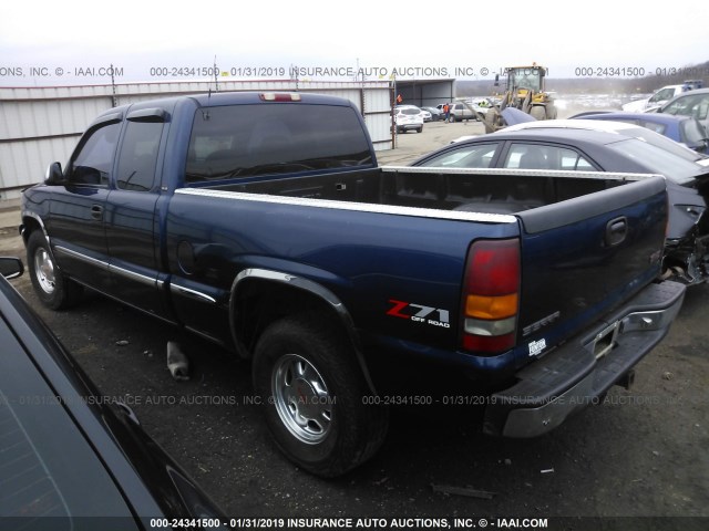 2GTEK19T3Y1392779 - 2000 GMC NEW SIERRA K1500 Dark Blue photo 3