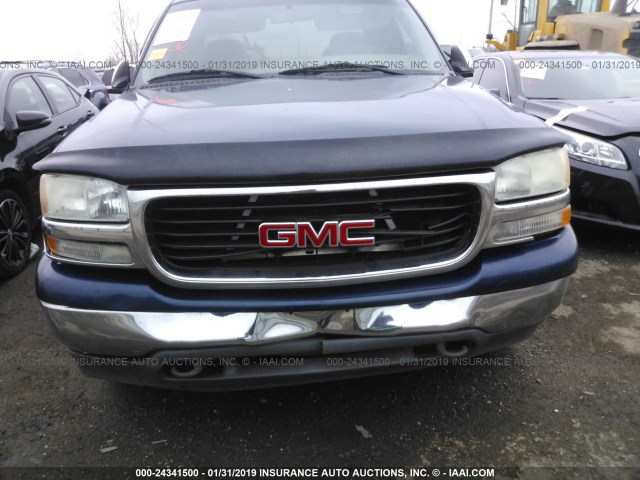 2GTEK19T3Y1392779 - 2000 GMC NEW SIERRA K1500 Dark Blue photo 6