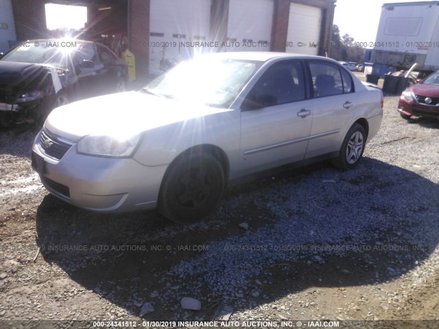 1G1ZS51816F253085 - 2006 CHEVROLET MALIBU LS SILVER photo 2