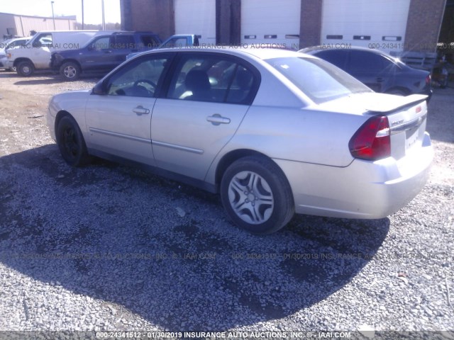 1G1ZS51816F253085 - 2006 CHEVROLET MALIBU LS SILVER photo 3