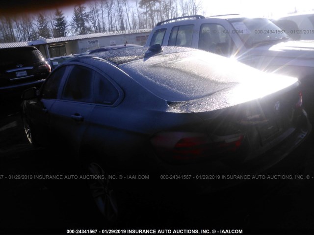WBA4B1C56FD418120 - 2015 BMW 435 I/GRAN COUPE BLACK photo 3